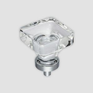 TK37 - Harlow Glass Square Knob