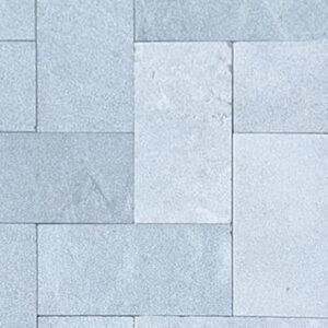 6x12 Herringbone Marble Nevada Blue