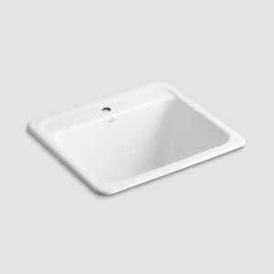 Kohler Glenn Falls Utility Sink with Single Faucet Hole